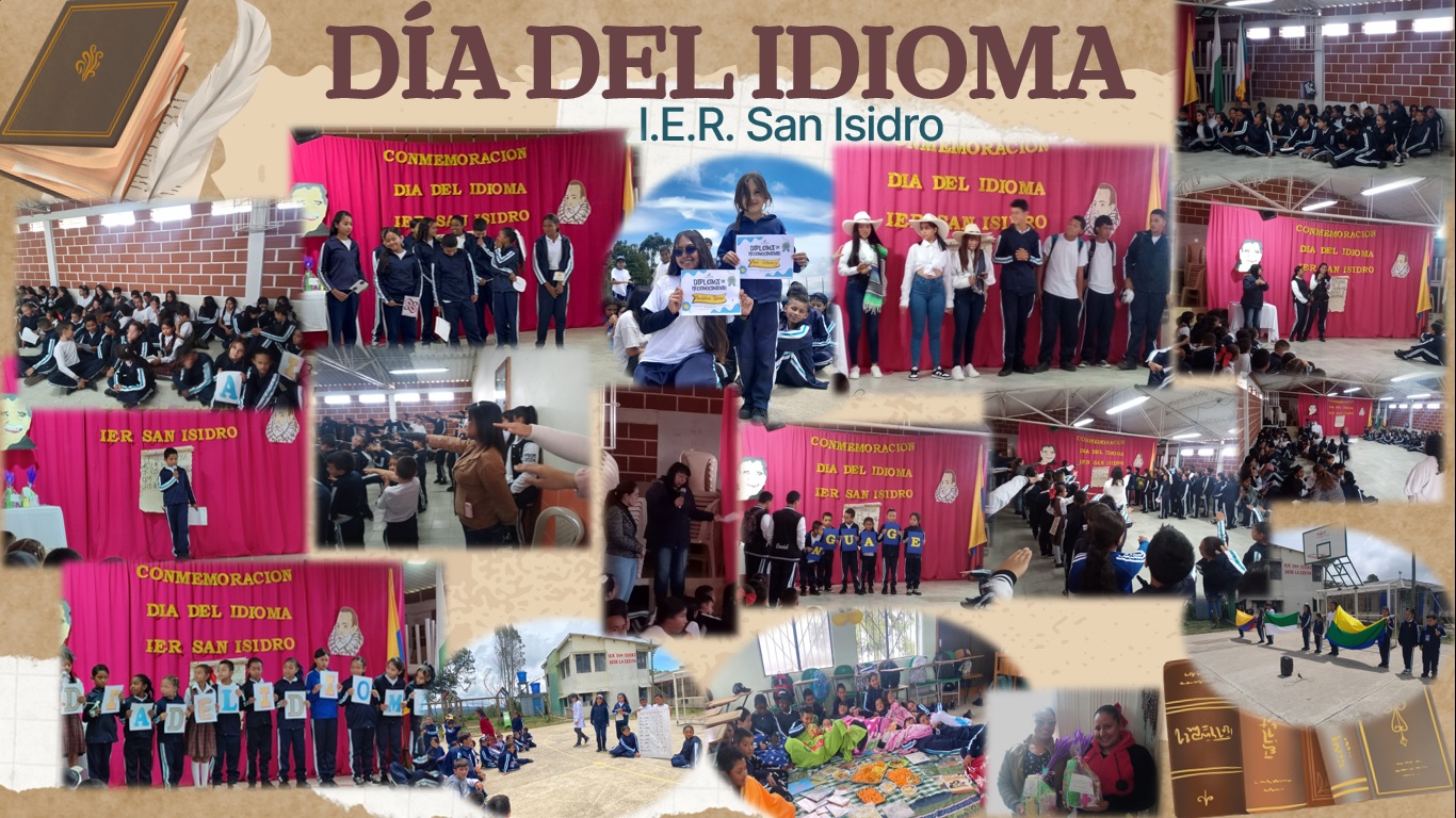 La IER San Isidro celebra el 23 de abril de 2024 "El día del Idioma"